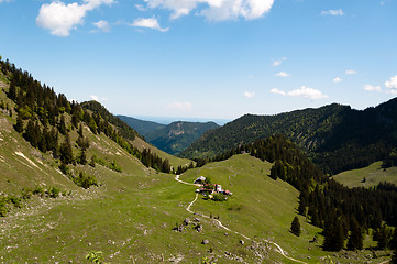 Image showing Bodenschneid Pasture, near Schliersee, Bavaria