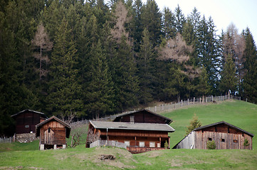 Image showing Alpine Cottages