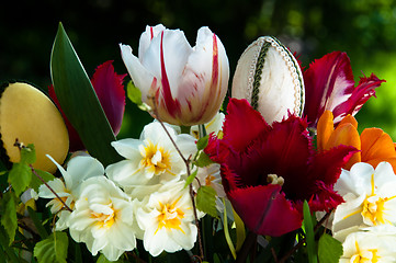 Image showing Easter Flower Bouquet