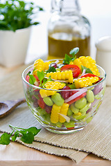 Image showing Beans and Corn salad
