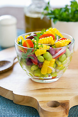 Image showing Beans and Corn salad