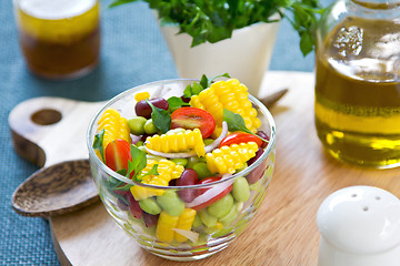 Image showing Beans and Corn salad