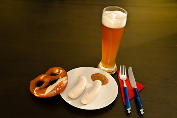 Image showing Bavarian White Sausages