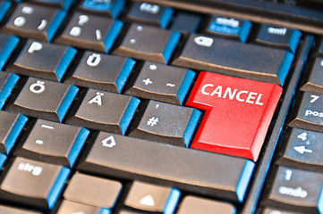 Image showing Cancel Button