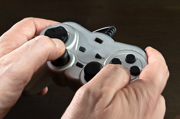 Image showing Gamepad In Hands