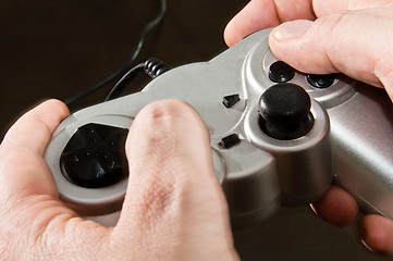 Image showing Gamepad In Hands