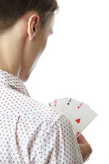Image showing Four of Aces
