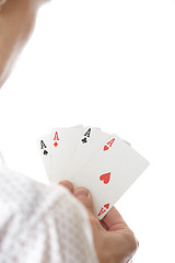 Image showing Four of Aces