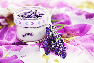 Image showing lavender sugar