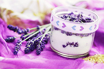 Image showing lavender sugar