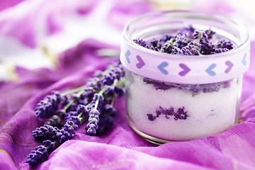 Image showing lavender sugar