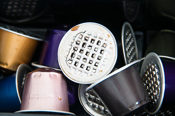 Image showing Used Coffee Capsules