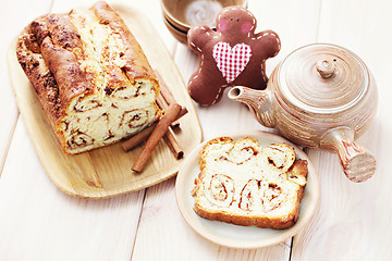 Image showing  cinnamon cake