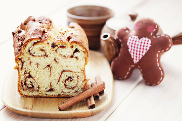 Image showing  cinnamon cake