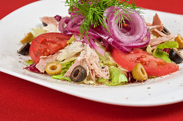 Image showing chicken meat filet salad