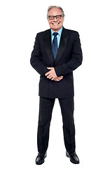 Image showing Full length portrait of a senior businessman