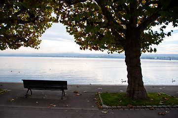 Image showing Lake Constance in fall