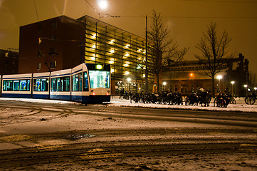 Image showing Tram in Amsterdam
