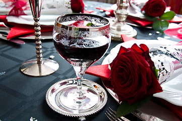 Image showing Christmas Table Setting