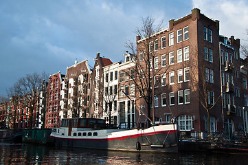 Image showing Amsterdam House Boat