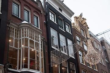 Image showing Christmas Street Lighting in Amsterdam