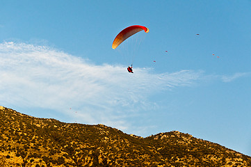 Image showing Paragliders in Turkey