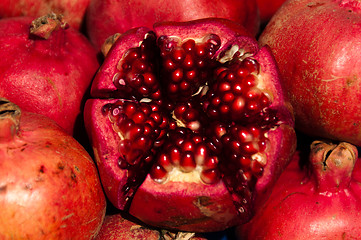 Image showing Pomegranate fruits