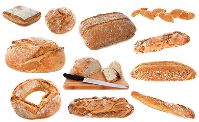 Image showing loafs of bread