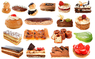 Image showing group of cakes