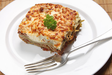 Image showing Homemade lasagne verdi