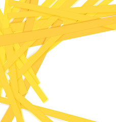 Image showing Shredded yellow paper 