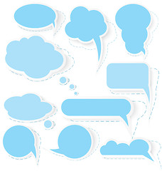 Image showing Speech bubble stickers 