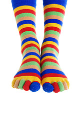 Image showing Foots of the clown