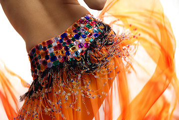 Image showing Orange belly dancer