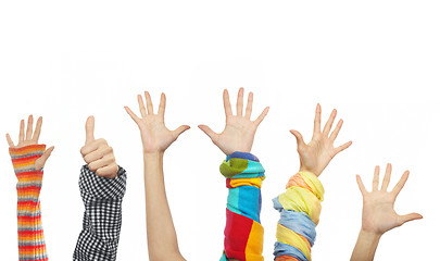 Image showing Happy hands