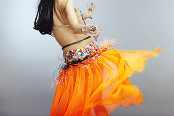 Image showing Backside of the belly dancer