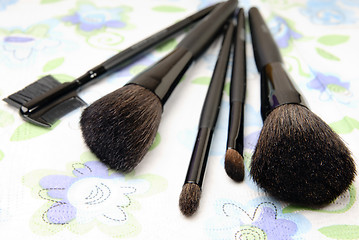 Image showing Mascara brushes