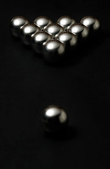 Image showing Metal balls