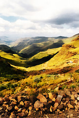 Image showing Painting of Sani Pass