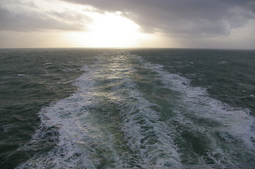 Image showing wake