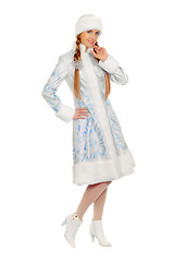 Image showing Pretty smiling Snow Maiden