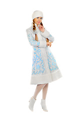 Image showing Cute smiling Snow Maiden