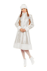 Image showing Happy lovely Snow Maiden