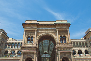 Image showing Galleria Vittorio Emanuele II, Milan