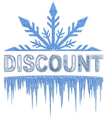 Image showing label for sales with discounts