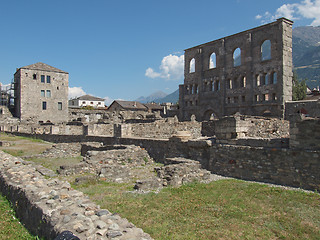 Image showing Roman Theatre Aosta