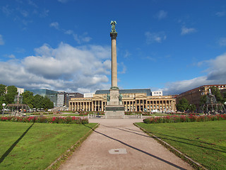 Image showing Schlossplatz (Castle square) Stuttgart