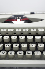 Image showing typewriter message