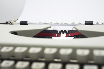 Image showing typewriter message