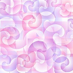 Image showing Abstract spiral background